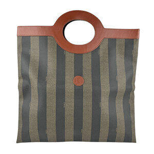 Fendi Pecan Leather Handbag Brown